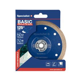 Диск алмазный Specialist+ Britva Basic 125x1.2x22 для гранита и мрамора