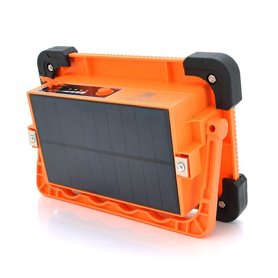 Переносний ліхтар-прожектор Leovin LE-068+Solar (30W), 36 LED(SMD), 4 режими, вбудований акумулятор, заряд від 5V, USB вихід, Box | Зображення 1