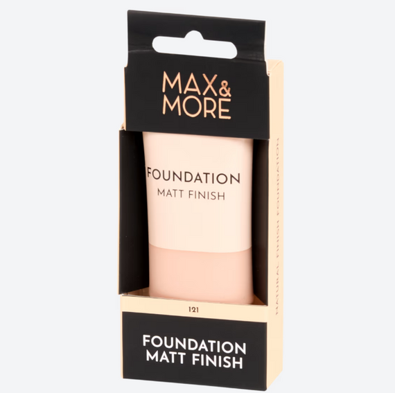Тональний крем matt finish Max & More 121, 30 ml