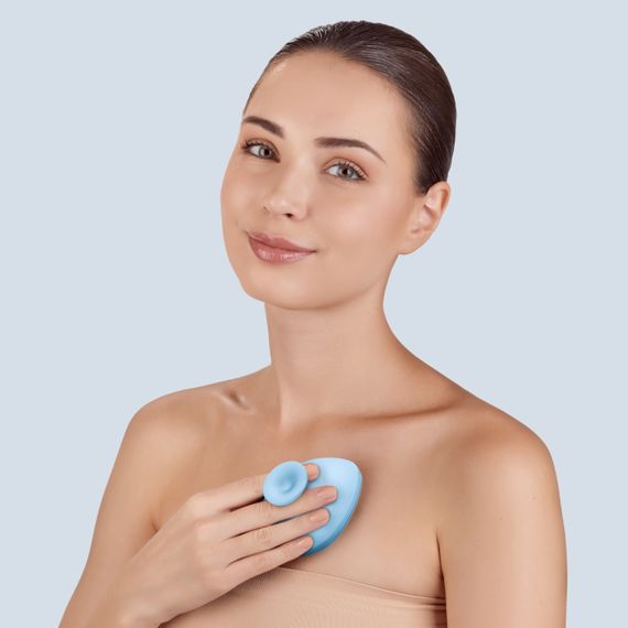 Щетка для тела GESKE Body Brush 4в1 starlight, Голубой | Зображення 3