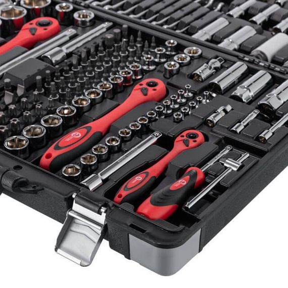 Професійний набір інструментів 1/4", 3/8", 1/2", 176 од. INTERTOOL ET-7176 | Зображення 4