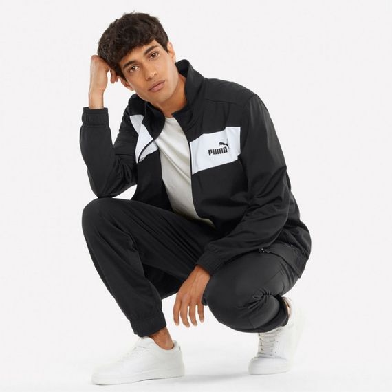 Костюм спортивный мужской Puma Poly Suit 845844 01 (черный, полиэстер, эластик, для тренировок, логотип пума) | Зображення 4