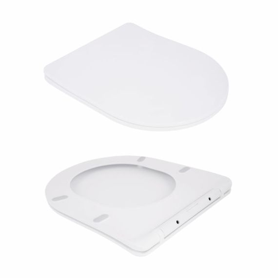 Унітаз підвісний Qtap Robin New безобідковий із сидінням Soft-close QT13332381ASW | Зображення 7