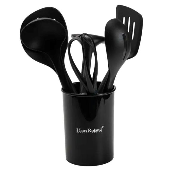 Набір посуду для приготування з нержавіючої сталі 12 предметів, чорний HP33548 | Зображення 6