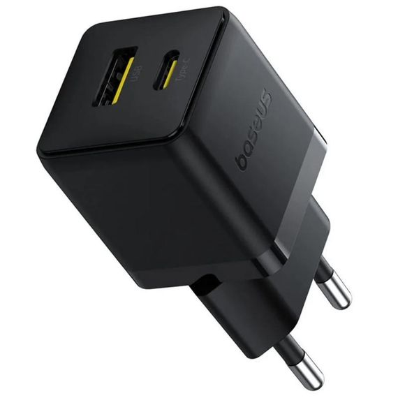 МЗП Baseus Palm Fast Charger 30W (1USB-A/1C) (P1011160A) Cluster Black | Зображення 2