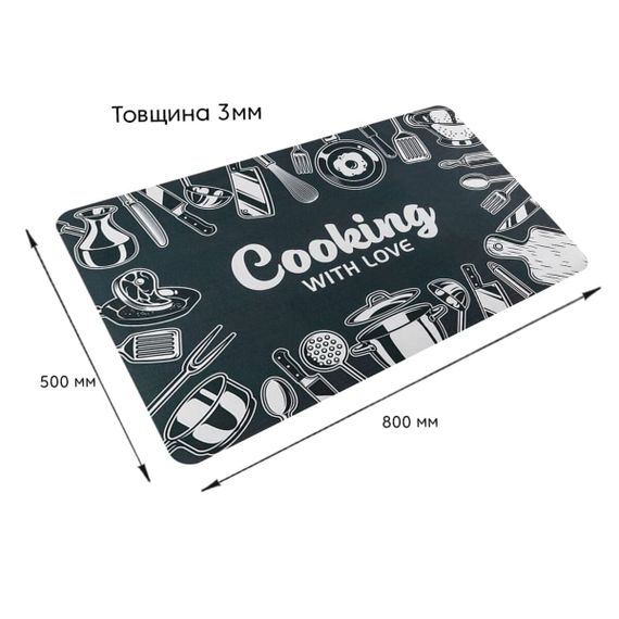 Вологопоглинаючий килимок 500х800х3мм SW-00001888 | Зображення 1