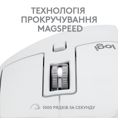 Миша Logitech MX Master 3S For Mac Performance Wireless Pale Grey (910-006572) (910-006572) | Зображення 4
