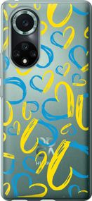 Чехол на Huawei Nova 9 Pro Сердца UA "5292u-2503-17620"