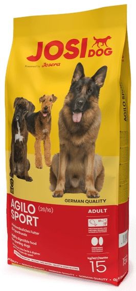 Корм Josera JosiDog Agilo Sport сухий з м'ясом птиці для активних собак 15 кг