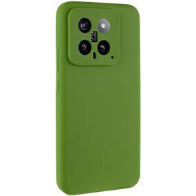 Чохол Silicone Cover Ummi Lakshmi Full Camera (AA) для Xiaomi 14 Зелений / Dark green