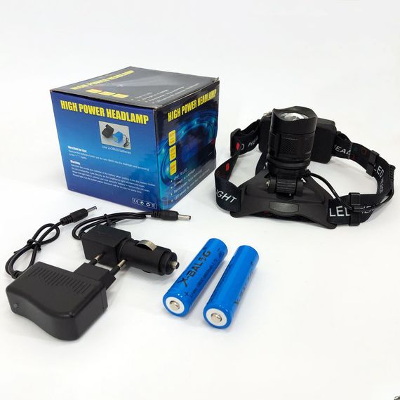 Потужний ліхтар налобний для риболовлі Bailong BL-T32-P50, Потужний акумуляторний AN-768 ліхтарик налобний | Зображення 3