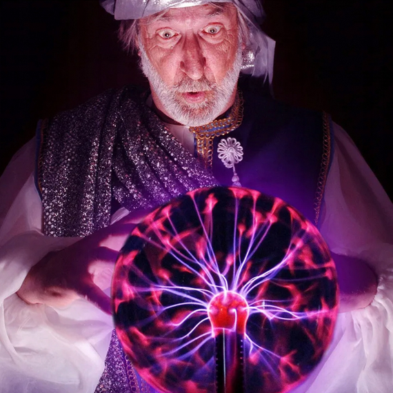 Плазмова куля світильник 5 дюймів 12.5 см, унікальний нічник з ефектом блискавок