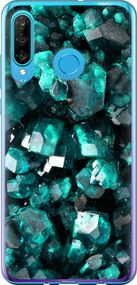 Чехол на Huawei P30 Lite Кристаллы 2 "3674u-1651-17620"