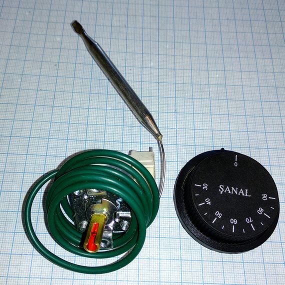 Терморегулятор капілярний 30°С-90°С Sanal(Туреччина) | Зображення 1