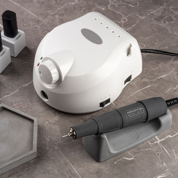 Фрезер KRYPTON XPS-400 WHITE на 65 вт. та 40000 об. для манікюру та педикюру