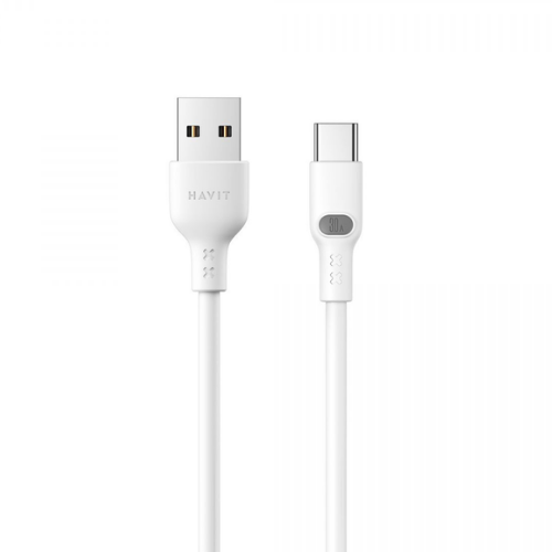 Кабель USB QC Type-C Havit HV-CB6282 3,0A білий