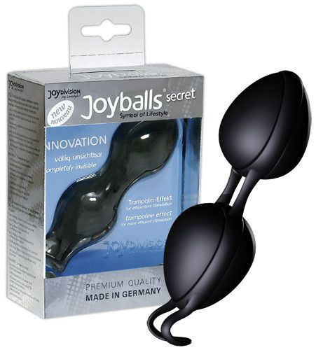 Вагинальные шарики черные СЕКРЕТ JOY sexstyle