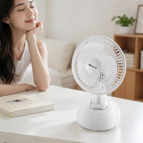 Вентилятор напольный DOMOTEC MS-1623 White • Бытовой вентилятор для дома, офиса и комнаты | Зображення 1