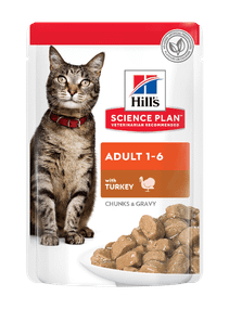 Hill's SP Adult Вологий корм для дорослих котів, з індичкою, пауч, 85г