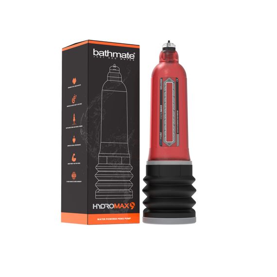 Гідро Bathmate Hydromax 9 Red, для члена довжиною від 18 до 23 см, діаметр до 5,5 см | Зображення 1