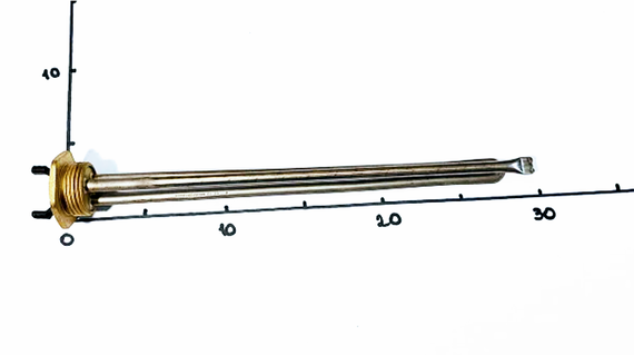 Тэн для радиатора 300w с резьбой 1" Kawai | Зображення 1