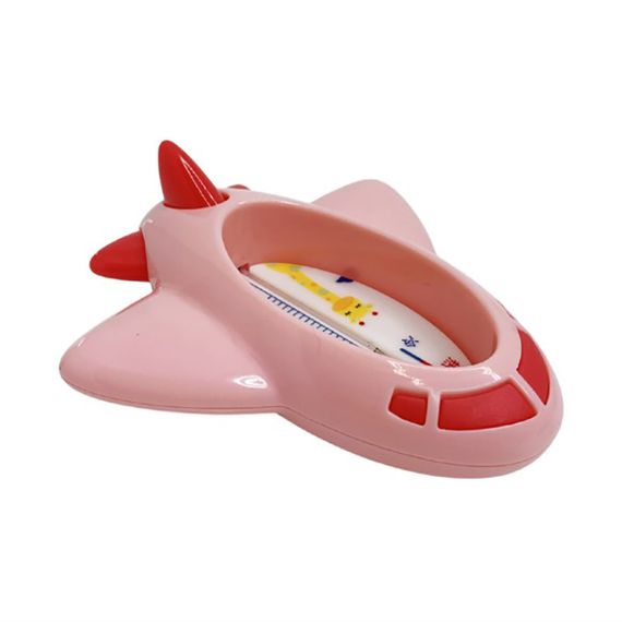 Іграшка-термометр для ванни "Літак" MGZ-1106(Pink) | Зображення 1