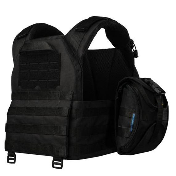 плитоноска Warmor Gen.3 Pro Max + 9 підсумків чорний | Зображення 2