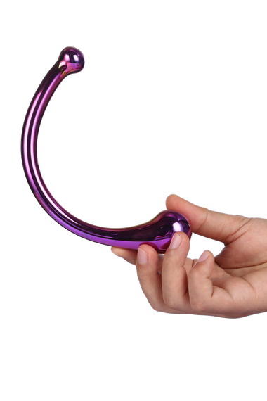 DT21835 Вигнутий скляний фалоімітатор Dream Toys GLAMOUR GLASS CURVED WAND Sex Aura | Зображення 2