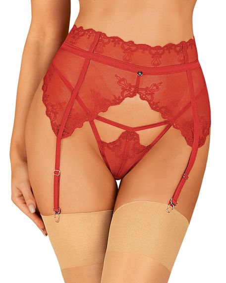 Пояс для панчох Obsessive Lonesia S/M