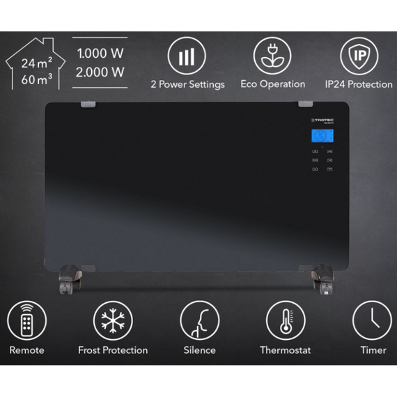 Конвектор электрический Trotec TCH 2011 E | Зображення 4