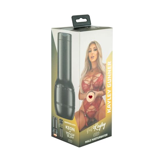 Мастурбатор Kiiroo Feel Kayley Gunner PBC, совместимый с PowerBlow и Keon sexstyle