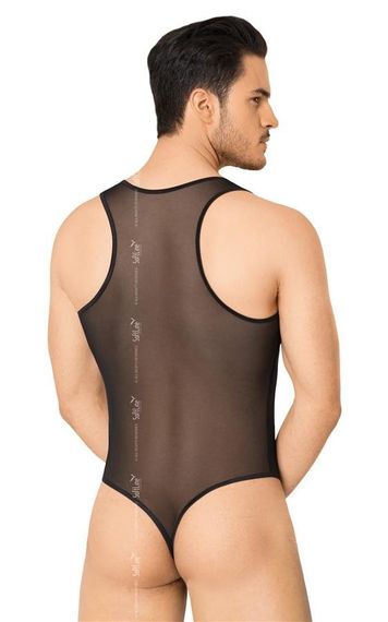 Чоловіче боді - Body 4609, black XL | Зображення 1