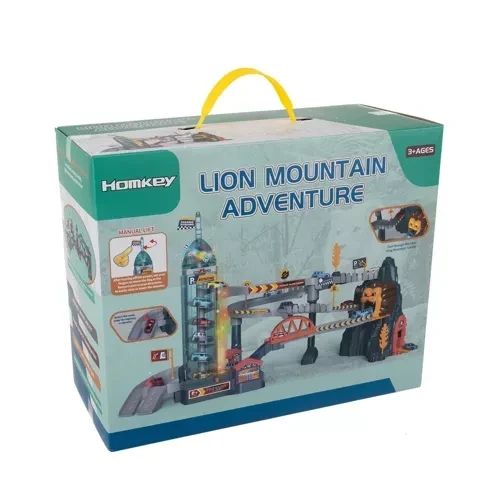 Игровой детский автотрек с лифтом Lion Mountain Adventure 23130 | Зображення 1