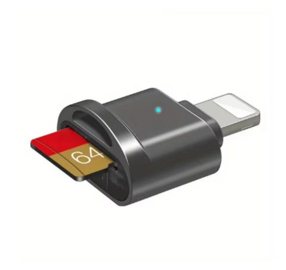 Адаптер для читання Micro TF SD-карт, конвертер для Iphone Ipad OTG в Micro SD | Зображення 1
