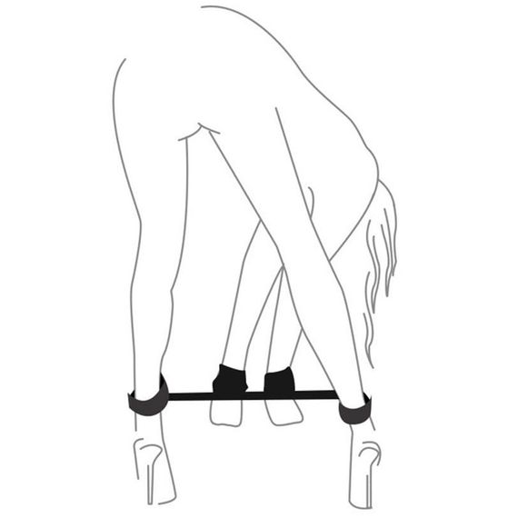 Набір для фіксації Art of Sex - BDSM Straight Line Fixation Simple | Зображення 1