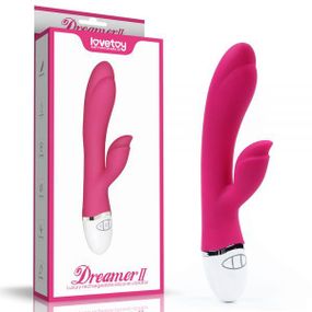 Вібромасажер із рельєфним наконечником Rabbit Vibrator USB Rechargeable Sex Aura