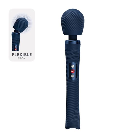 Вібромасажер Fun Factory VIM Vibrating Wand Nightblue (м'яте паковання!!!) | Зображення 2