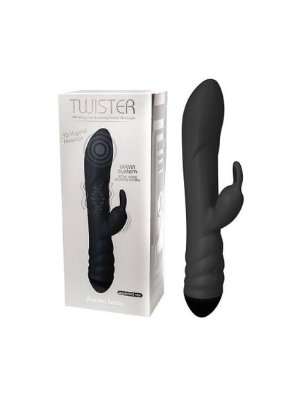 Вібратор-кролик зі спіральним 3D-масажем Adrien Lastic Twister Sex Aura | Зображення 2