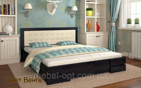 Дерев'яне ліжко Регіна 120х190 см Arbor Drev полуторне, 140х190 | Зображення 1