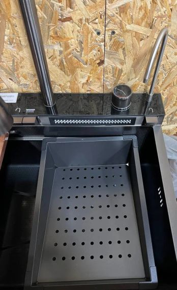 Кухонна раковина з нержавіючої сталі / Багатофункціональна кухонна мийка МА-81 | Зображення 4