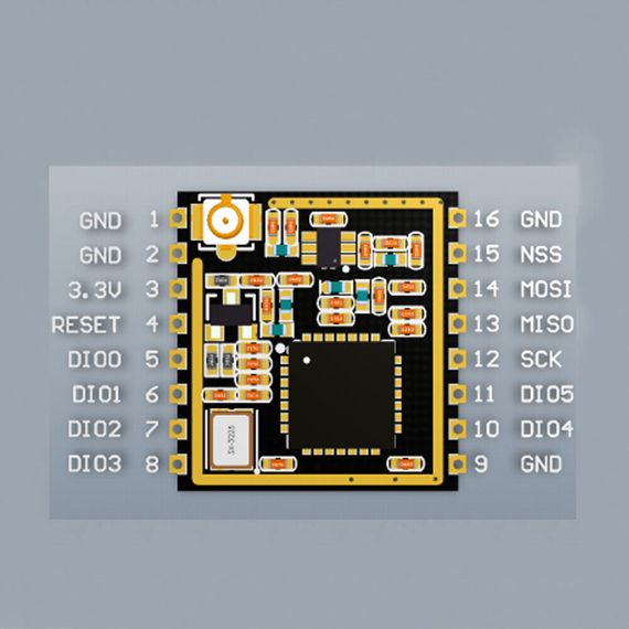 SX1278 LoRa Ra02 433M беспроводной модуль для умного дома с расширенным спектром до10км. | Зображення 2