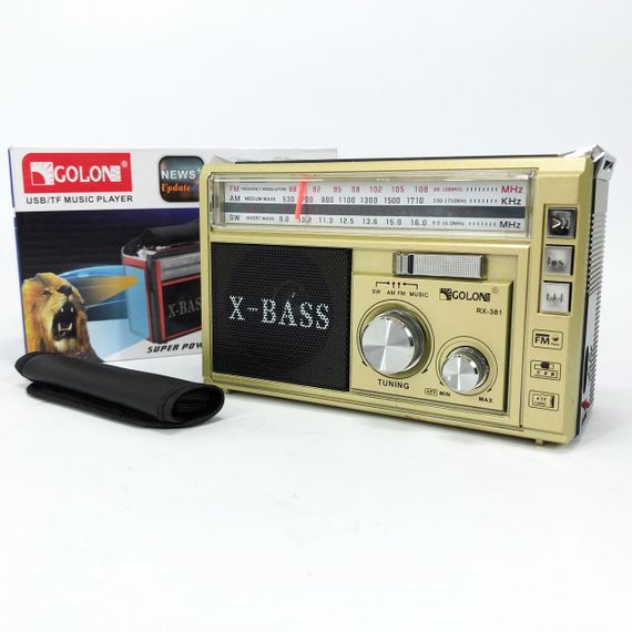 Портативный радиоприемник, Приемник ретро стиль, Радиоприемник всеволновой, Ретро кухонное радио OM-97 | Зображення 4