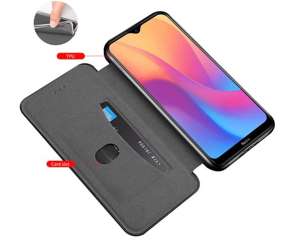 Чехол-книжка Primolux Besus для телефона Xiaomi Redmi 8a - Black | Зображення 2