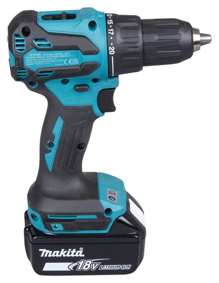 Шуруповерт аккумуляторный с ударным режимом Makita DHP490WVE (65 Нм, 1.5-13 мм, BL, LXT Basic) | Зображення 2