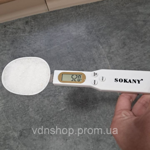 Електронна мірна ложка з дисплеєм і вагами Sokany SK-19041 | Зображення 2