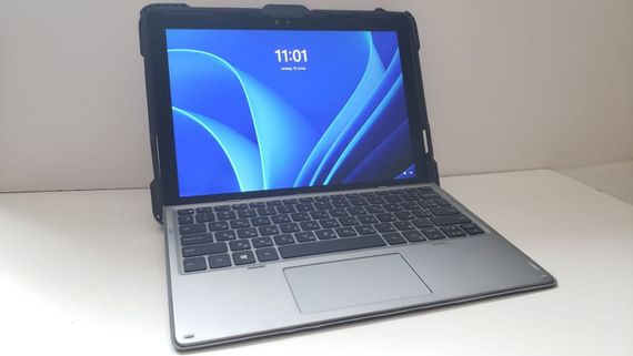 Нетбук-трансформер Dell Latitude 7210 2-in-1 / 12.3" (1920x1080) IPS Touch / Intel Core i5-10310U (4 (8) ядра по 1.7 - 4.4 GHz) / 8 GB DDR3 / 256 GB SSD / Intel UHD Graphics / WebCam / Чехол б/у | Зображення 1