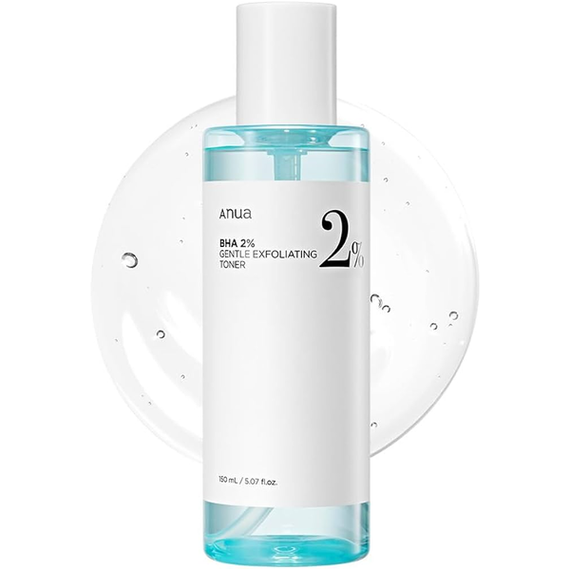 Відлущувальний тонер для обличчя з саліциловою кислотою ANUA BHA 2% Gentle Exfolating Toner (150 ml)