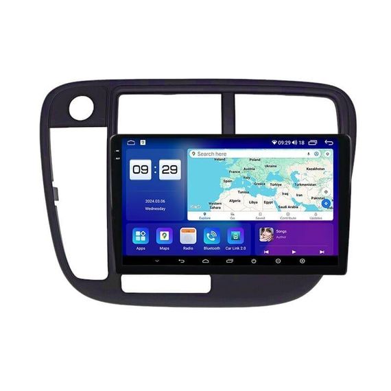 Штатна магнітола серії Mekede M200S 2K під Honda Civic 1995-2001 (F1) 9 дюймів