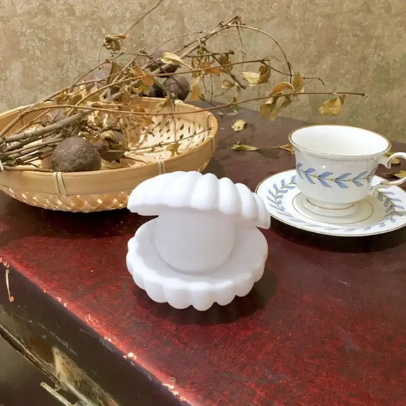 Декоративний світильник-мушля з перлиною Perl Light, на батарейках | Зображення 9