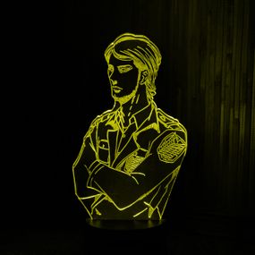 Акриловий світильник-нічник Жан Кирштайн 2 жовтий tty-n001524